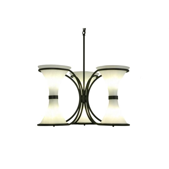 Chronos 30 Inch 3 Light Chandelier by Meyda Lighting
