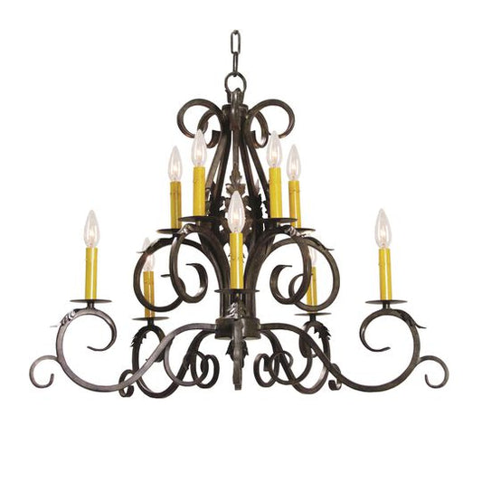 Anassa 32 Inch 6 Light Chandelier by Meyda Lighting