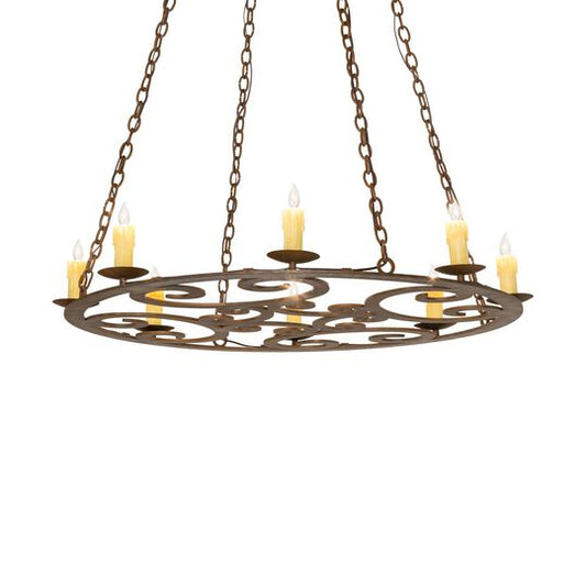 Ashley 42 Inch 2 Light Chandelier by Meyda Lighting