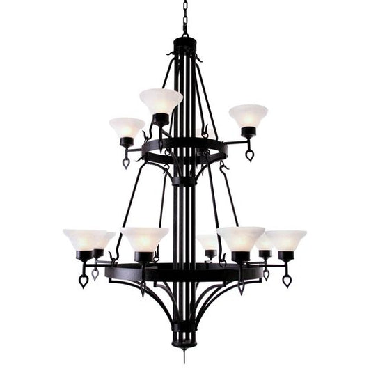 Savino 48 Inch 2 Light Chandelier by Meyda Lighting