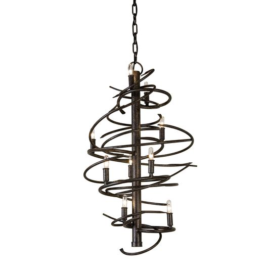 Cyclone 18 Inch Mini Chandelier by Meyda Lighting