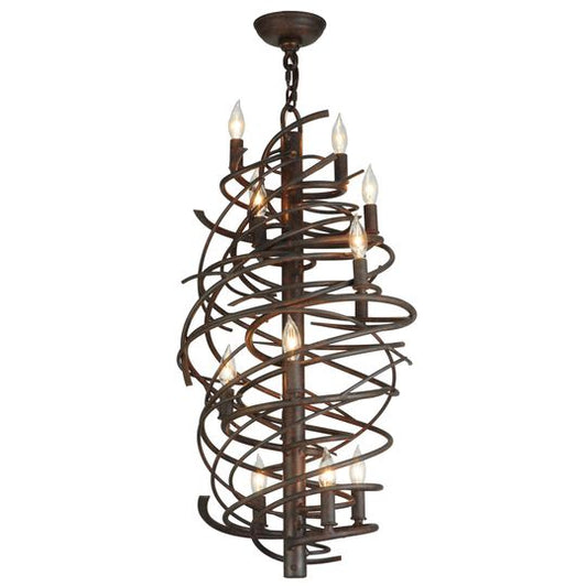 Cyclone 24 Inch 9 Light Chandelier by Meyda Lighting
