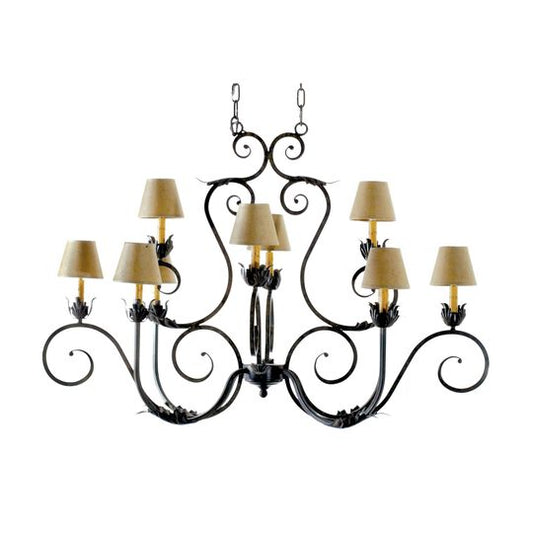 Claire 48 Inch 2 Light Chandelier by Meyda Lighting