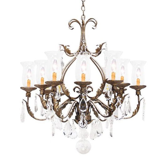 French Elegance 36 Inch 2 Light Chandelier by Meyda Lighting