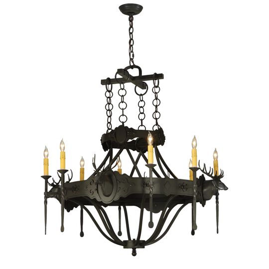 Stag 161 Inch Chandelier by Meyda Lighting