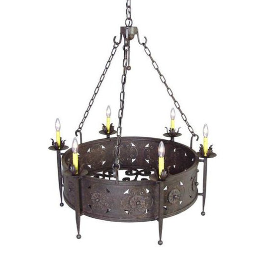 Claudio 38 Inch 6 Light Chandelier by Meyda Lighting