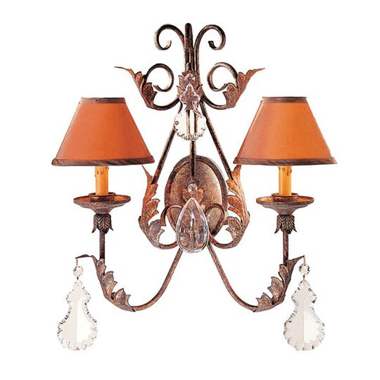 French Elegance 22 Inch 2 Light Wall Sconce by Meyda Lighting