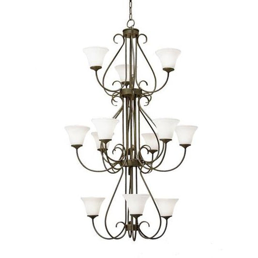 Jaqueline 36 Inch 8 Light Chandelier by Meyda Lighting