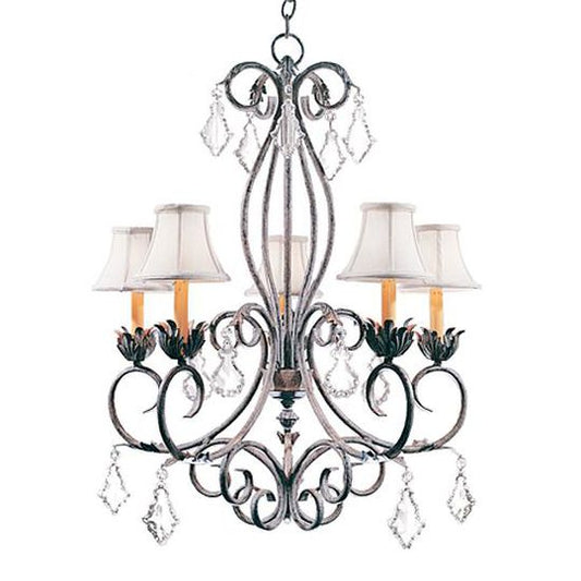 Felicia 28 Inch 4 Light Chandelier by Meyda Lighting