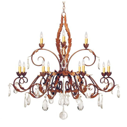 Country French Large Chandelier by Meyda Lighting
