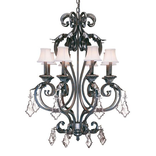 Josephine 28 Inch 2 Light Chandelier by Meyda Lighting