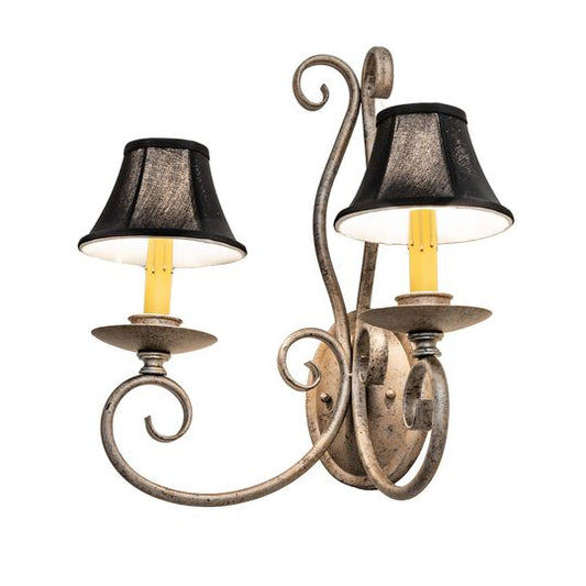 Phillipe 17 Inch 2 Light Wall Sconce by Meyda Lighting