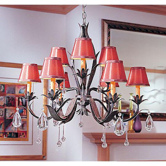 Slenderleaf 28 Inch Chandelier by Meyda Lighting