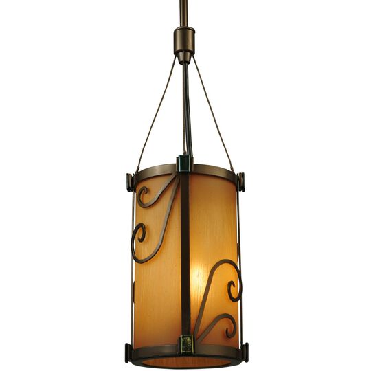 Cilindro Sorbonn 5 Inch Mini Pendant by Meyda Lighting