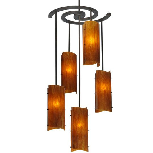 Vortex 34 Inch 5 Light Multi Light Pendant by Meyda Lighting