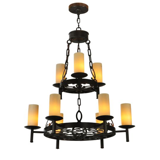Colorado Golf Club 33 Inch 9 Light Chandelier by Meyda Lighting