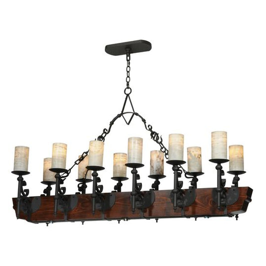 Tudor Jadestone 60 Inch Chandelier by Meyda Lighting
