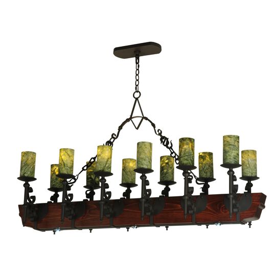 Tudor Jadestone 60 Inch Chandelier by Meyda Lighting