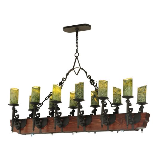 Tudor Jadestone 60 Inch Chandelier by Meyda Lighting