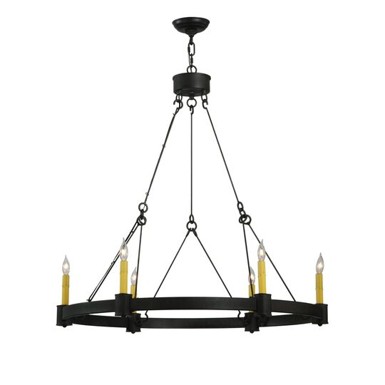 Kenosha 35 Inch 6 Light Chandelier by Meyda Lighting