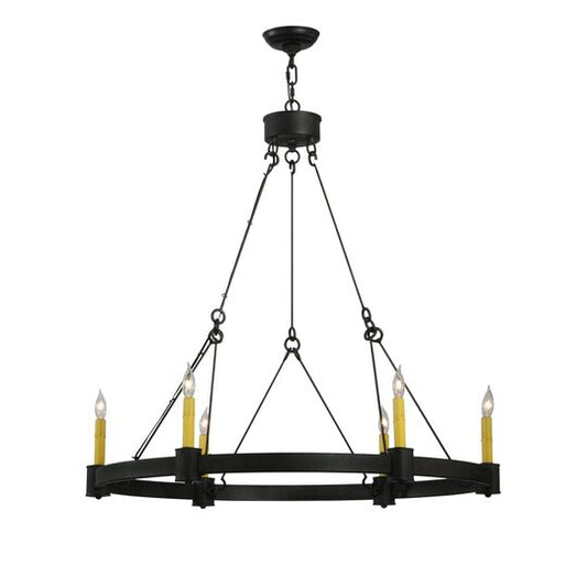 Kenosha 35 Inch 6 Light Chandelier by Meyda Lighting