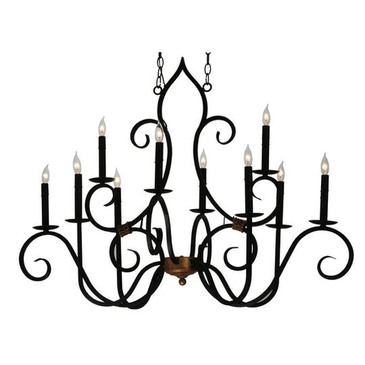 Clifton 43 Inch 10 Light Chandelier by Meyda Lighting
