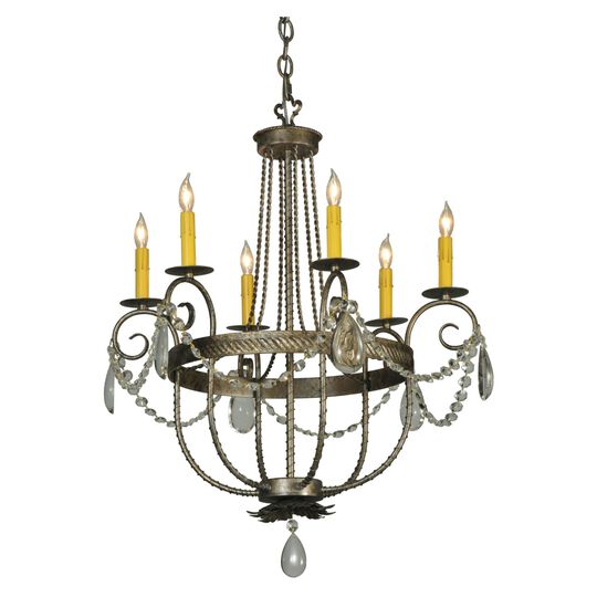 Antonia 28 Inch Chandelier by Meyda Lighting