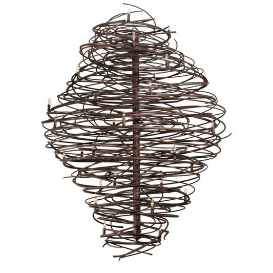 Cyclone 62 Inch 36 Light Chandelier by Meyda Lighting