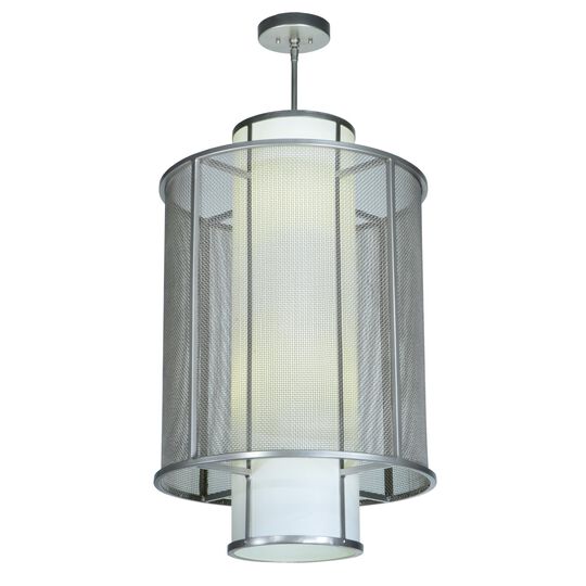 Cilindro Mesh 22 Inch Large Pendant by Meyda Lighting