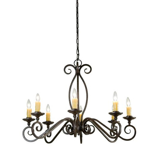 Wallis 36 Inch 5 Light Chandelier by Meyda Lighting
