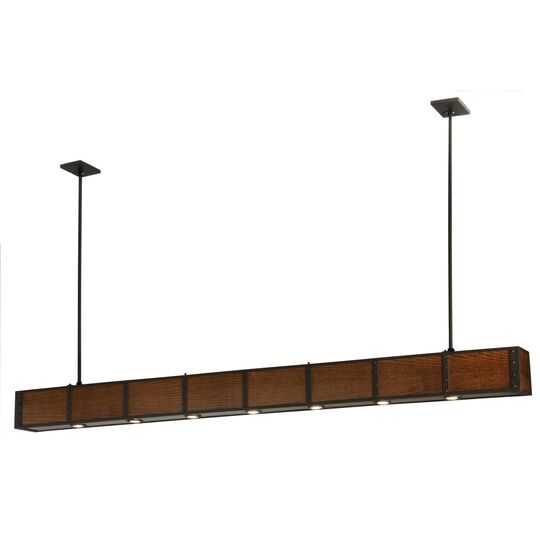 Giradeau Wood Beam 96 Inch Mini Pendant by Meyda Lighting