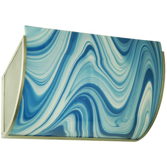 Ocean Waves Large 2 Light Wall Sconce by Meyda Lighting