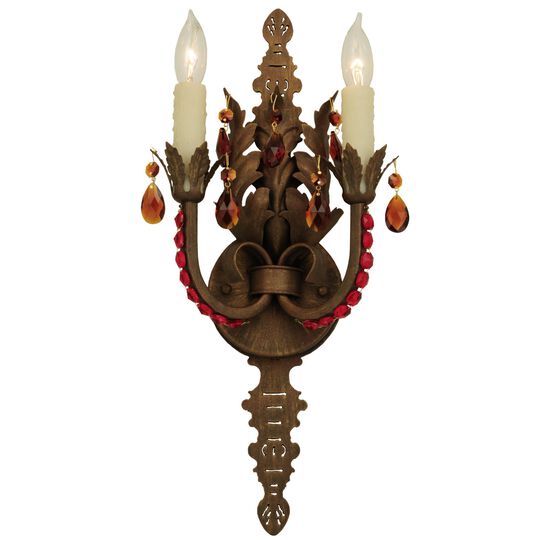 Grosetto Medium 2 Light Wall Sconce by Meyda Lighting