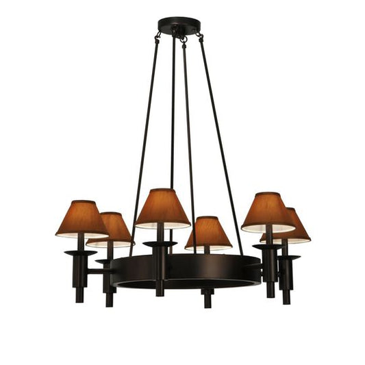 Calais 36 Inch 6 Light Chandelier by Meyda Lighting