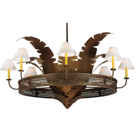 Banana Bamboo 59 Inch 6 Light Chandelier by Meyda Lighting