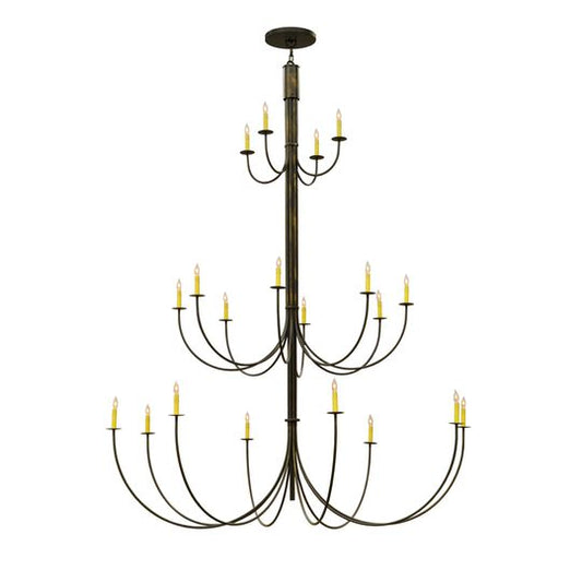 78 Inch 20 Light Semi Flush Mount by Meyda Lighting