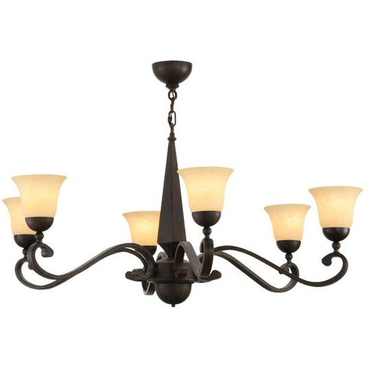 44 Inch 6 Light Semi Flush Mount by Meyda Lighting
