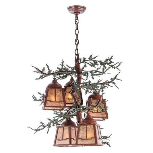 28 Inch 5 Light Chandelier by Meyda Lighting