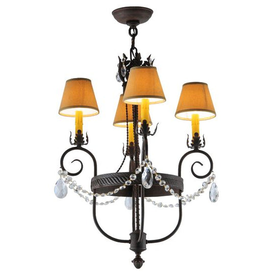 19 Inch 4 Light Mini Chandelier by Meyda Lighting