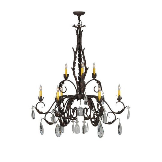 38 Inch 9 Light Chandelier by Meyda Lighting