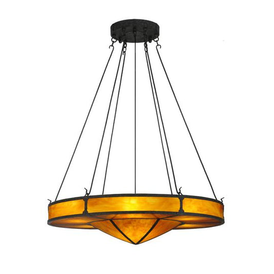 48 Inch 8 Light Semi Flush Mount by Meyda Lighting