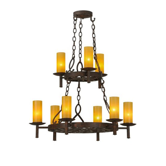 33 Inch 9 Light Chandelier by Meyda Lighting