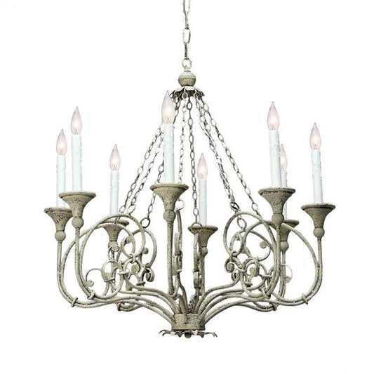 Rachelle 42 Inch 2 Light Chandelier by Meyda Lighting