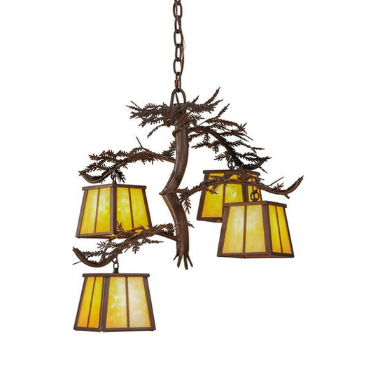 28 Inch 4 Light Chandelier by Meyda Lighting