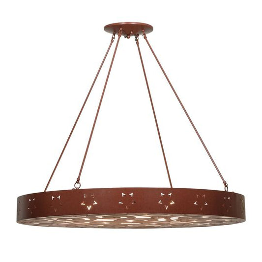 48 Inch 6 Light Semi Flush Mount by Meyda Lighting