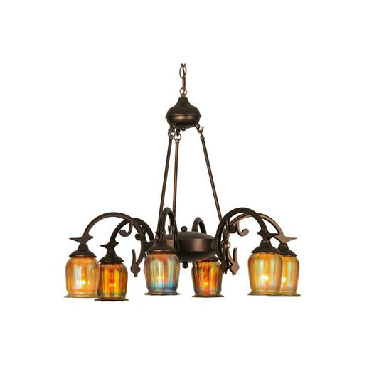 28 Inch 6 Light Chandelier by Meyda Lighting