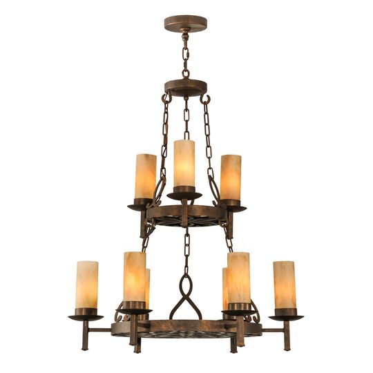 33 Inch 9 Light Chandelier by Meyda Lighting