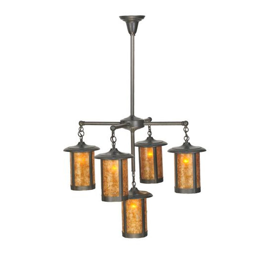 Fulton Plain 31 Inch Chandelier by Meyda Lighting