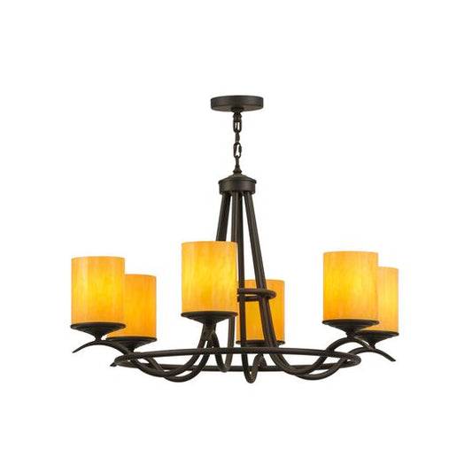 39 Inch 6 Light Chandelier by Meyda Lighting