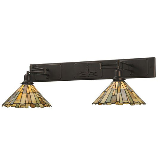 Delta Jadestone 36 Inch 2 Light Wall Sconce by Meyda Lighting